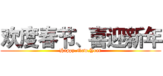 欢度春节、喜迎新年 (Happy.New.Year)