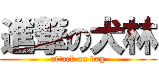 進撃の犬林 (attack on dog)