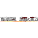 百倍奉還．進擊の實力 (attack on titan)