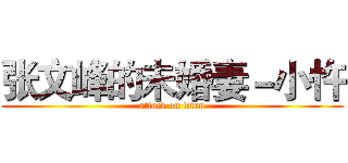 张文峰的未婚妻－小忤 (attack on titan)