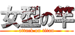 女型の竿 (attack on titan)