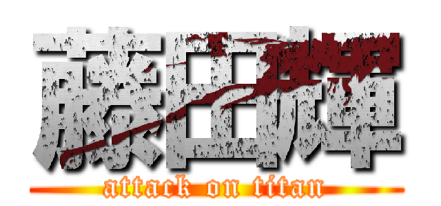 藤田輝 (attack on titan)