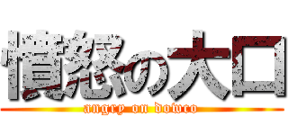 憤怒の大口 (angry on dowco)
