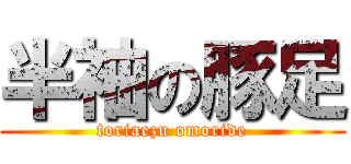 半袖の豚足 (toriaezu omoride)