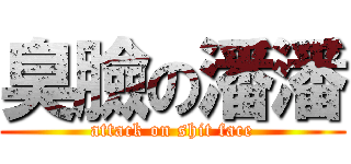 臭臉の潘潘 (attack on shit face)