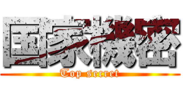 国家機密 (Top secret)