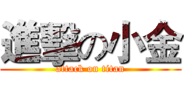 進擊の小金 (attack on titan)