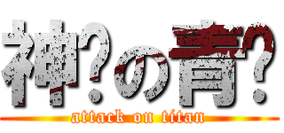 神经の青妈 (attack on titan)