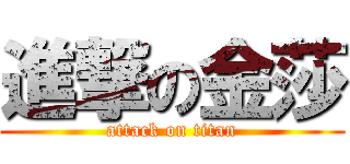 進撃の金莎 (attack on titan)