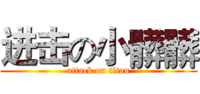 进击の小髒髒 (attack on titan)