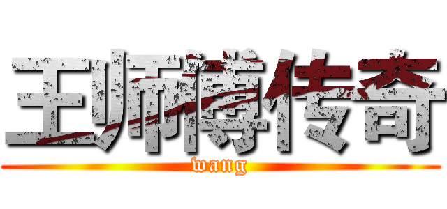 王师傅传奇 (wang)