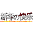新年の快乐 (Happy new year)