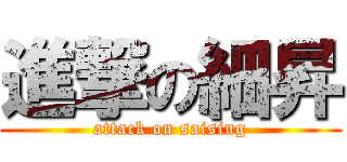 進撃の細昇 (attack on saising)