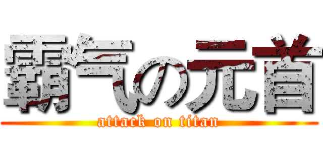 霸气の元首 (attack on titan)