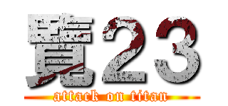 覽２３ (attack on titan)