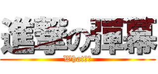 進撃の彈幕 (What？？)