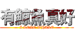 有鯨魚真好 (I LOVE WHALE)