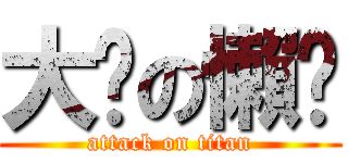 大俠の懶趴 (attack on titan)