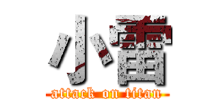小雷 (attack on titan)