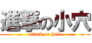 進撃の小穴 (attack on hole)