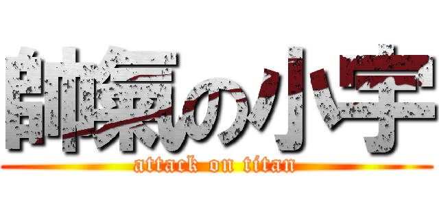 帥氣の小宇 (attack on titan)