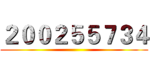 ２００２５５７３４ ()