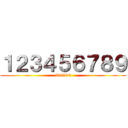 １２３４５６７８９ (999999)
