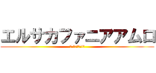 エルサカファニアアムロ (カツラは何処に!?)