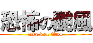 恐怖の颱風 (attack on titan)