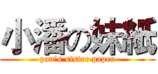 小潘の妹紙 (pan’s sister paper)