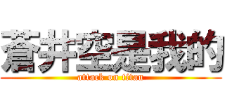 蒼井空是我的 (attack on titan)