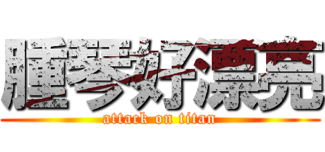 腫琴好漂亮 (attack on titan)