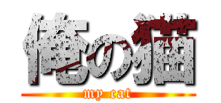 俺の猫 (my cat)
