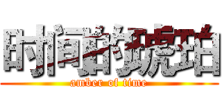 时间的琥珀 (amber of time)