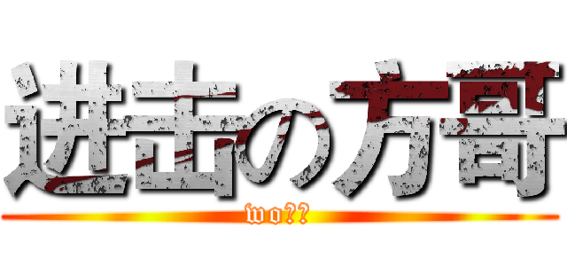 进击の方哥 (wo好帅)