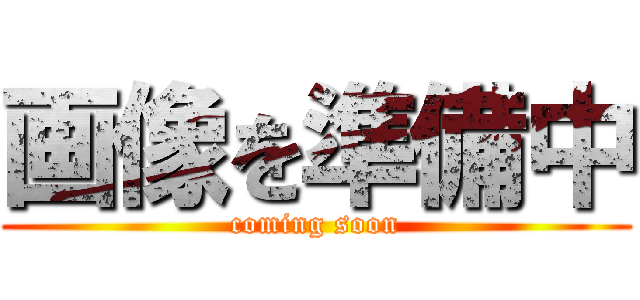 画像を準備中 (coming soon)