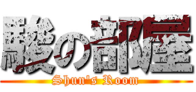 駿の部屋 (Shun's Room)