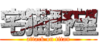 宅猫野望 (attack on titan)