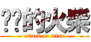 进击的火柴 (attack on titan)