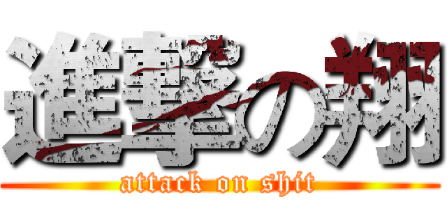 進撃の翔 (attack on shit)