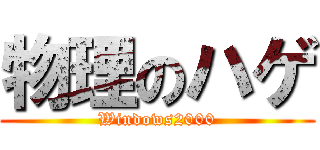 物理のハゲ (Windows2000)