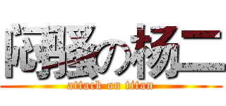 闷骚の杨二 (attack on titan)