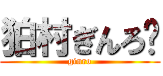 狛村ぎんろ〜 (ginro)