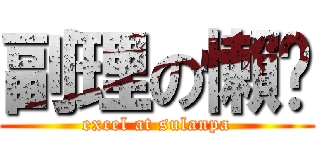 副理の懶趴 (excel at sulanpa)