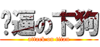 傻逼の卞狗 (attack on titan)