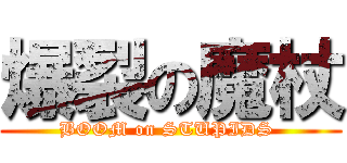 爆裂の魔杖 (BOOM on STUPIDS )
