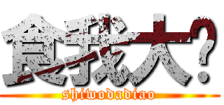 食我大屌 (shiwodadiao)