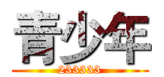青少年 (233333)