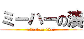 ミーハーの湊 (attack on titan)