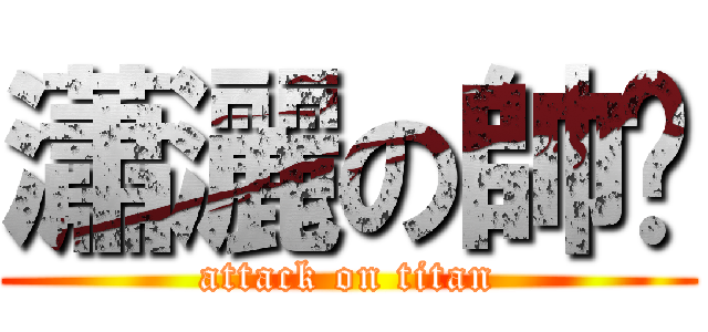 瀟灑の帥檚 (attack on titan)